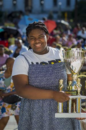 Cass Tech Female Student Chess Trophy Winner 